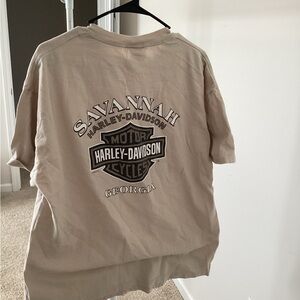 Harley-Davidson Tan T-Shirt for Men